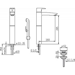 Oras Смеситель Cubista 2802 для раковины – фотография-2